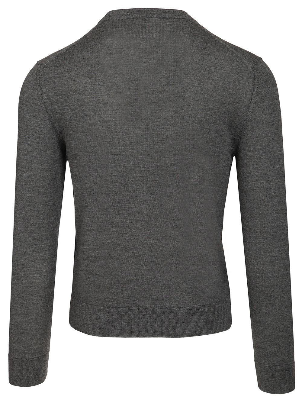 Etro Fuji Knitted Crewneck Wool Silk Knitwear - Grey | ffcf8b606bc27fa3ca5bfef895d014750c0abd5c