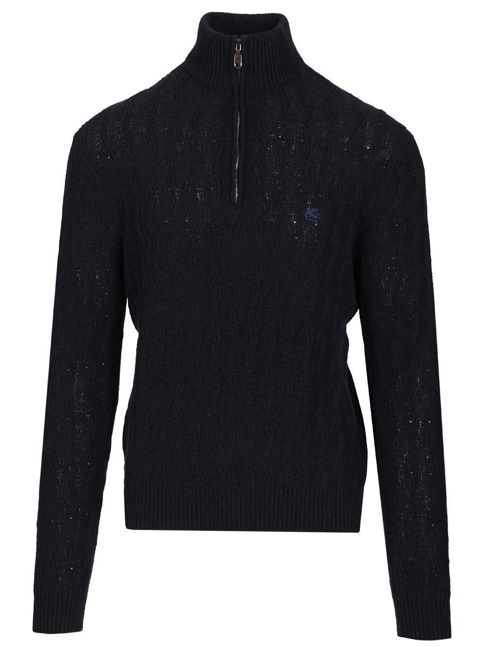Etro Cashmere Turtlenceck Knitwear - Blue | 227fb5e64b69632e63ebdb60ce0078e59071704d