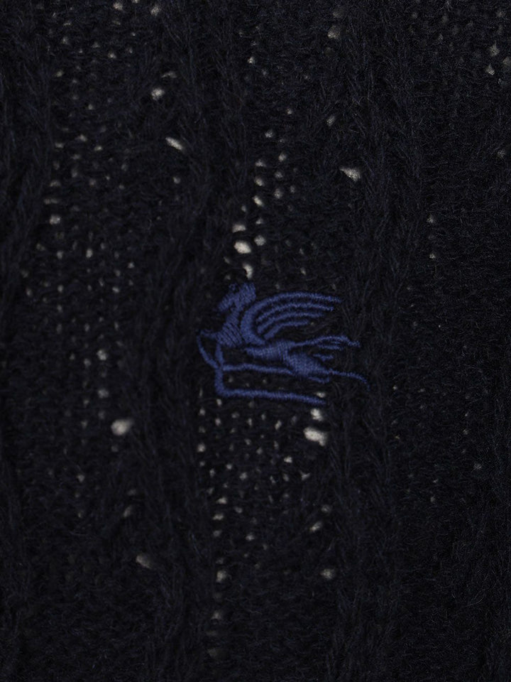 Etro Cashmere Turtlenceck Knitwear - Blue | 7ff71ddb8fbf9e2d38df1141ec60a59fb94062b4