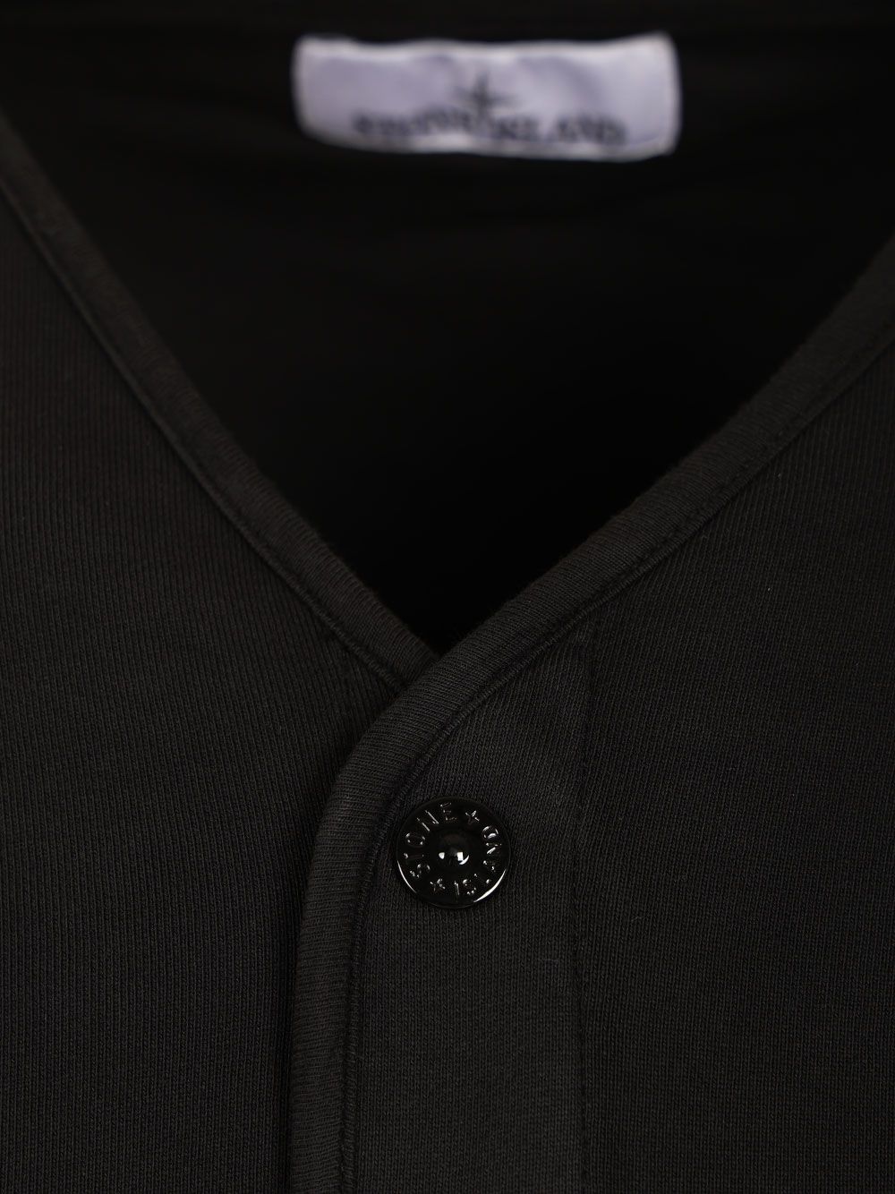 Stone Island Organic Cotton Fleece, Garment Dyed Sweatshirts - Black | b323cbbcce3b599296408e35c4f892c44220d054