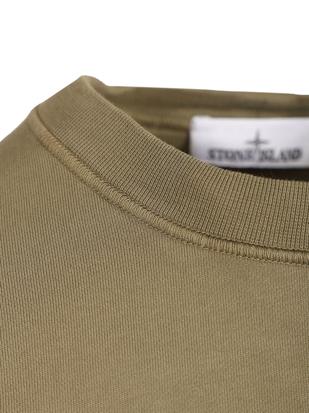 Stone Island Organic Cotton Sweatshirt Sweatshirts - Green | 992df53ad5f47d548dc85e22bc17f00722364974