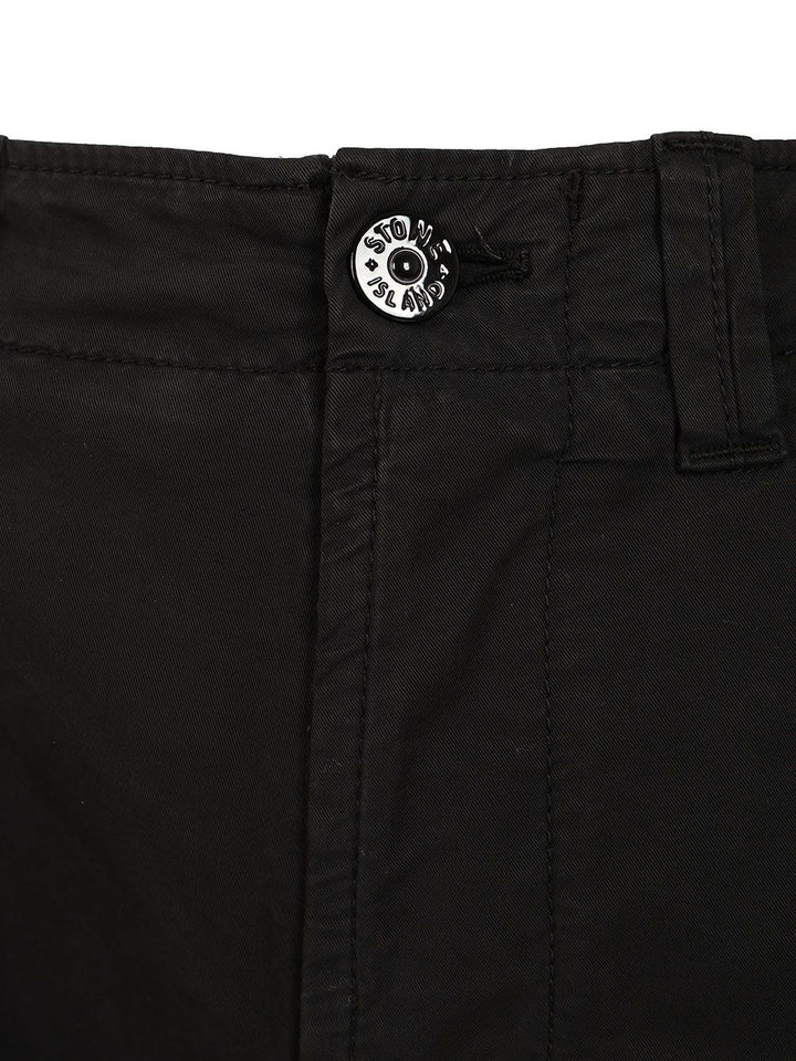 Stone Island Stretch Organic Cotton Twill, Garment Dyed Trousers - Black | a3b377a1a05f0ef904134849ea2c2c1c4243354d
