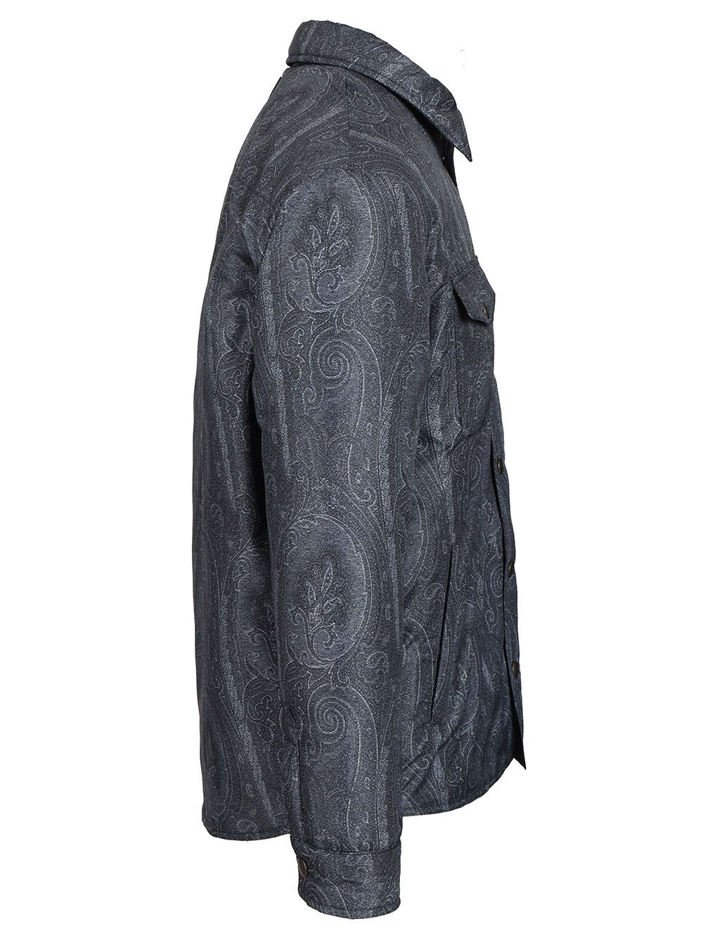 Etro Paisley Decoration Overshirt Jackets - Blue | e337e793a2eb1942c436f5502402d3fc58aca5b0