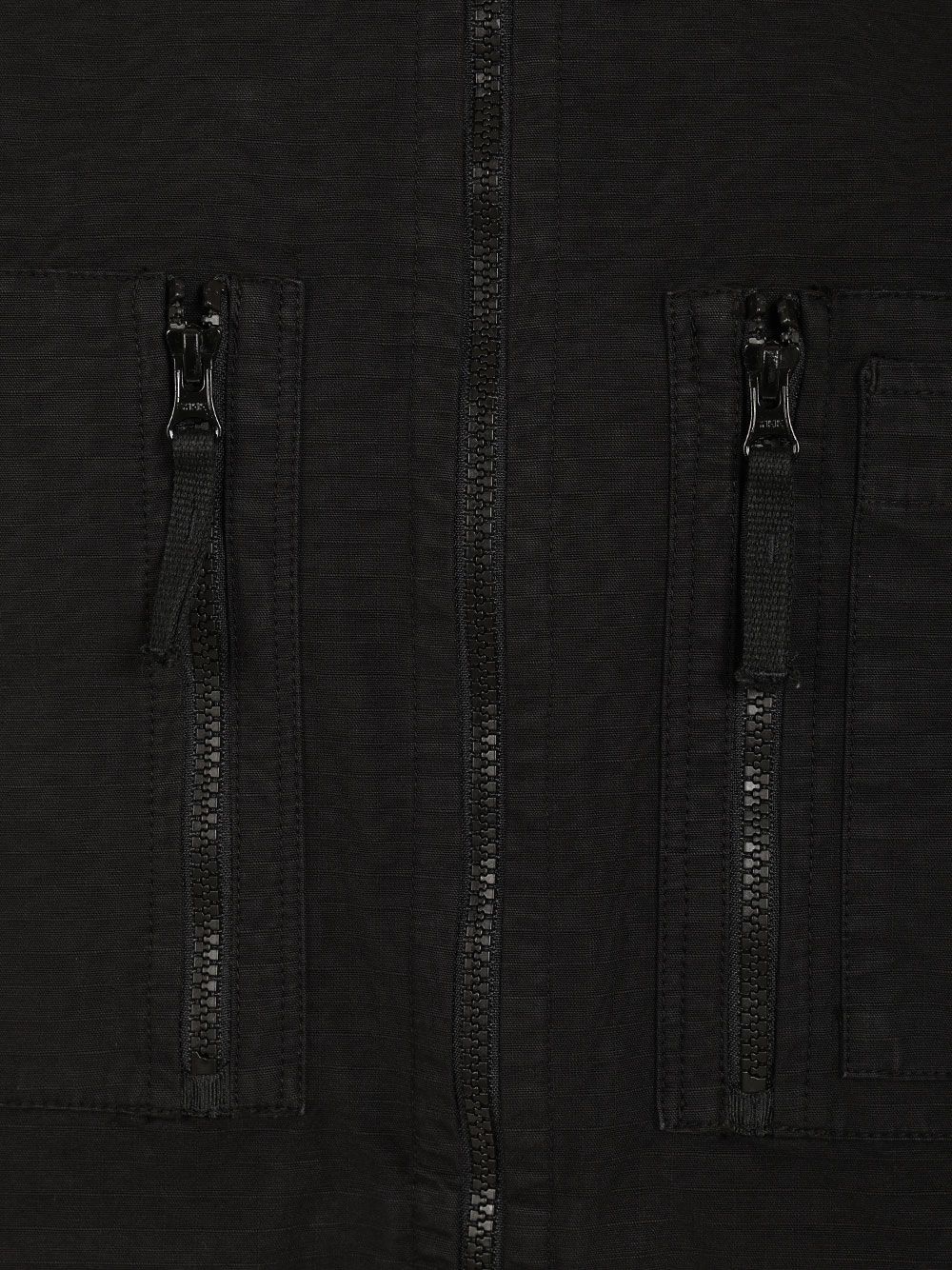 Stone Island Organic Cotton Ripstop Hooded Overshirt Sweatshirts - Black | 11de55571365bfe02e148d3b138a936c618397ad