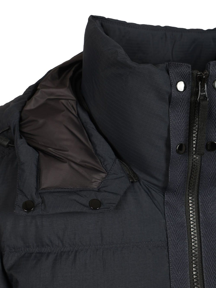 Stone Island Down Jacket In 6.6 Ripstop Nylon Cordura® Coats - Blue | 6d4c2f1ee6bf51fde073428f127ea97128b186f8