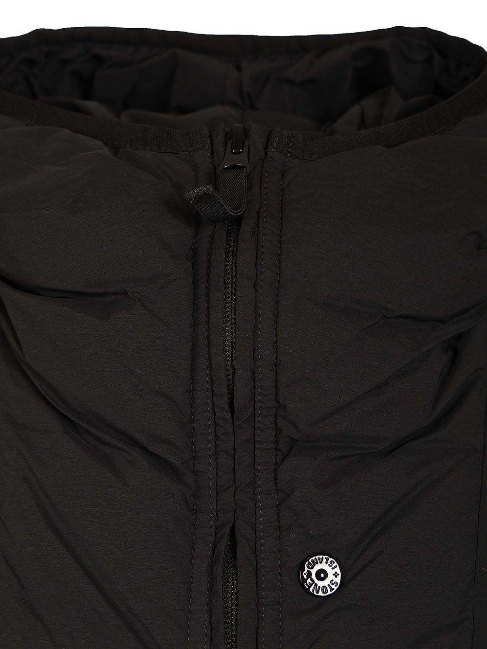 Stone Island Hooded Down Jacket In Stretch Fabric Coats - Black | 958614bb6a7a750afe86b9e35106f9a92e1c3c45