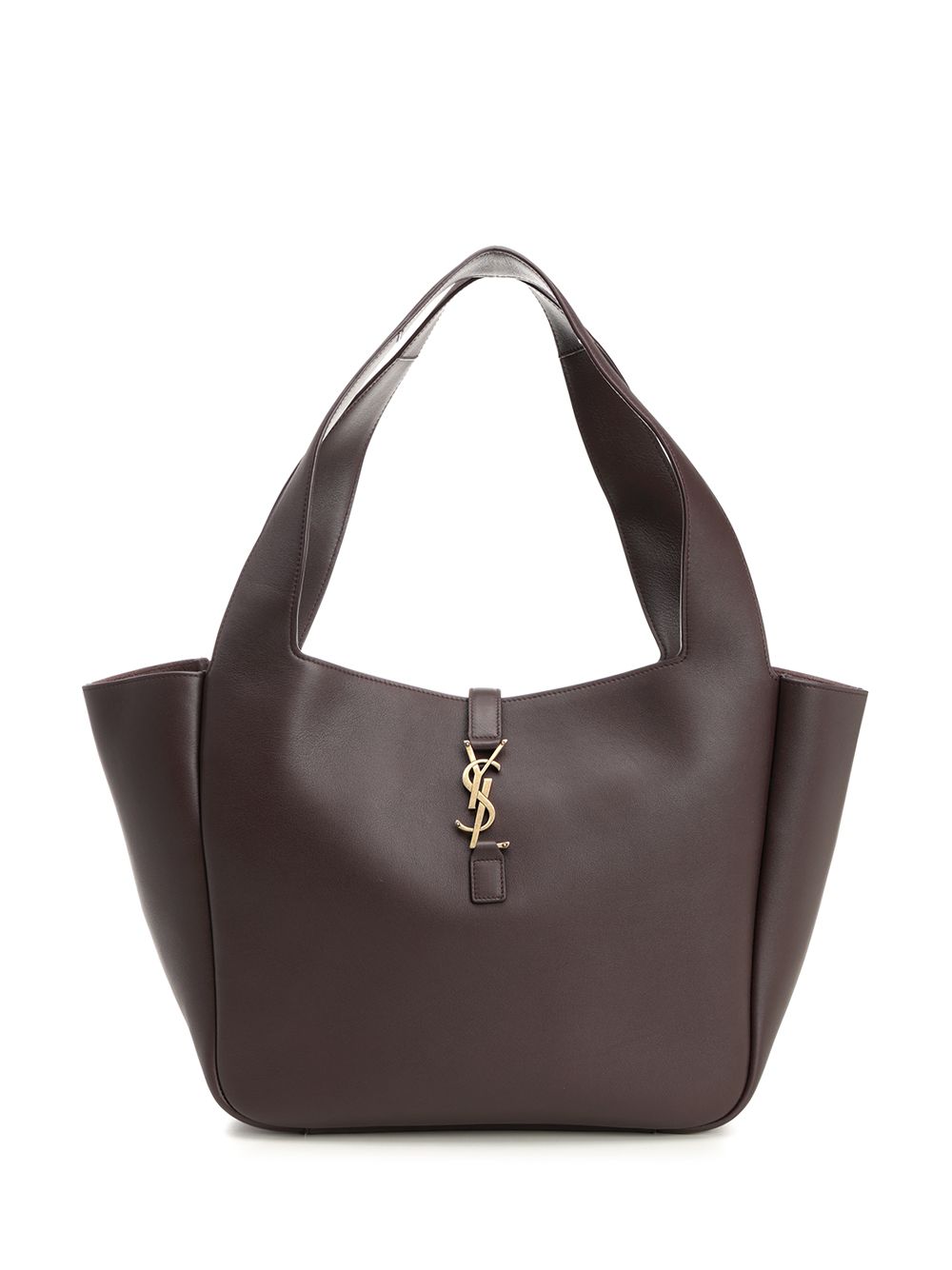 Saint Laurent Ysl Bea Medium Cabas Shoulder Bags - Bordeaux | 8985e96fb296f6018210283df321480790041b50