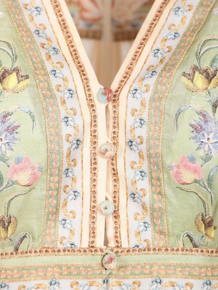 Zimmermann Roselight Dresses - Multicolor | 675f38c750f1d43cdc2528e11110e074e31785ef