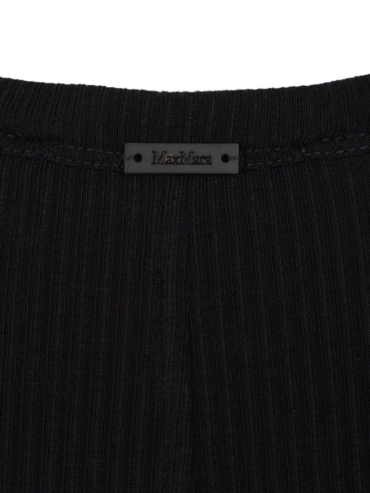 Max Mara Salmone Ribbed Knit Lyocell Seta Knitwear - Blue | d1bc8781f94a48566f1c525de76767d39863f2d1