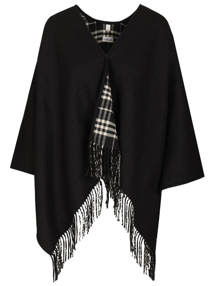 Burberry St Lw Sld To 500d Cape Jackets - Black | 23497754ed46aa8b2deec2954b90721343a2215b