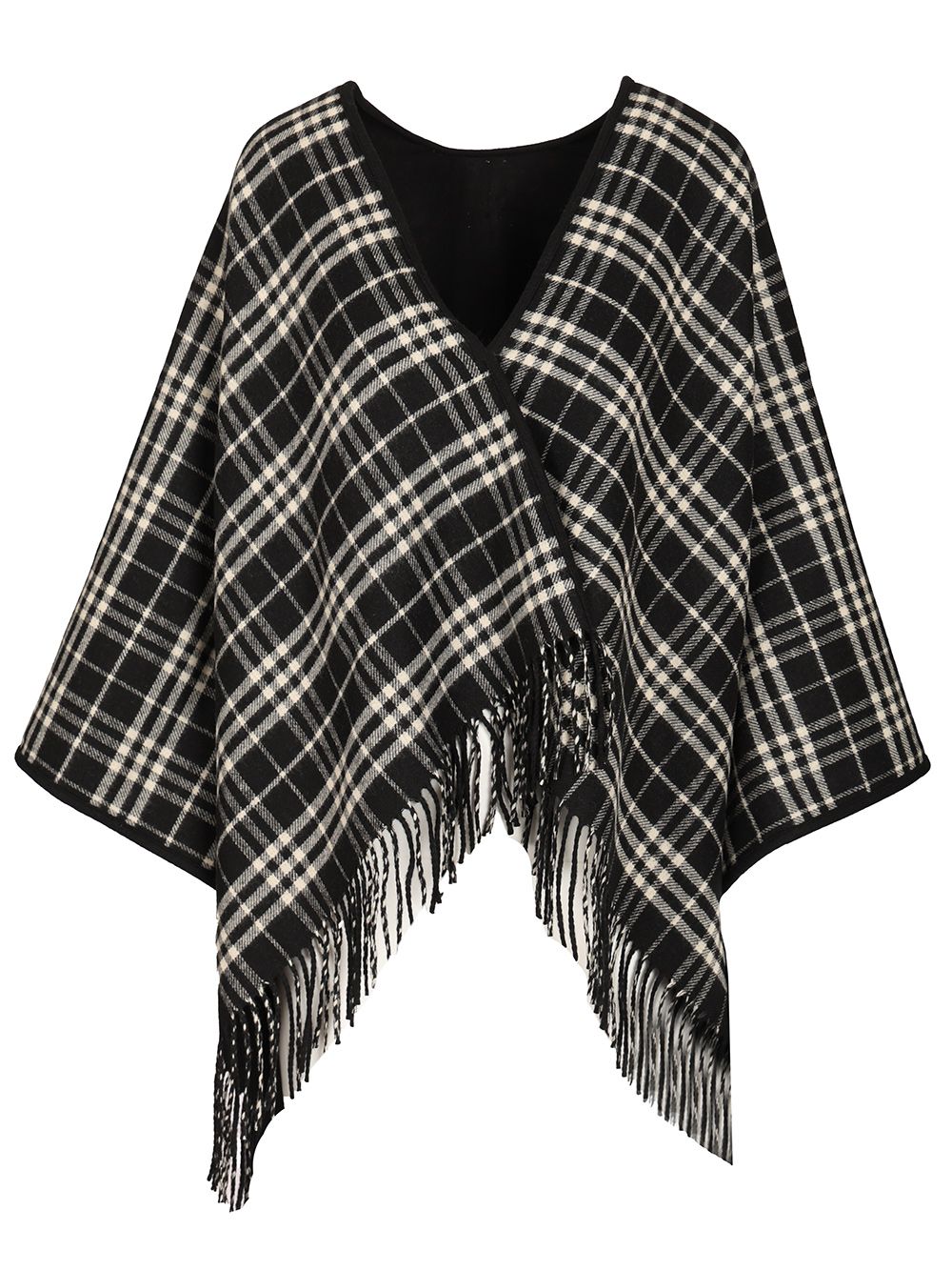 Burberry St Lw Sld To 500d Cape Jackets - Black | 6d333043562321a18189085f96b3b755281407cf