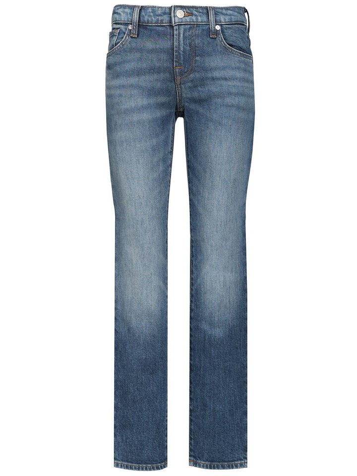 7 For All Mankind Low-Waisted Jeans - Blue | 321ddbfa861180e4a40db9f9d882f4f2a8d35d39