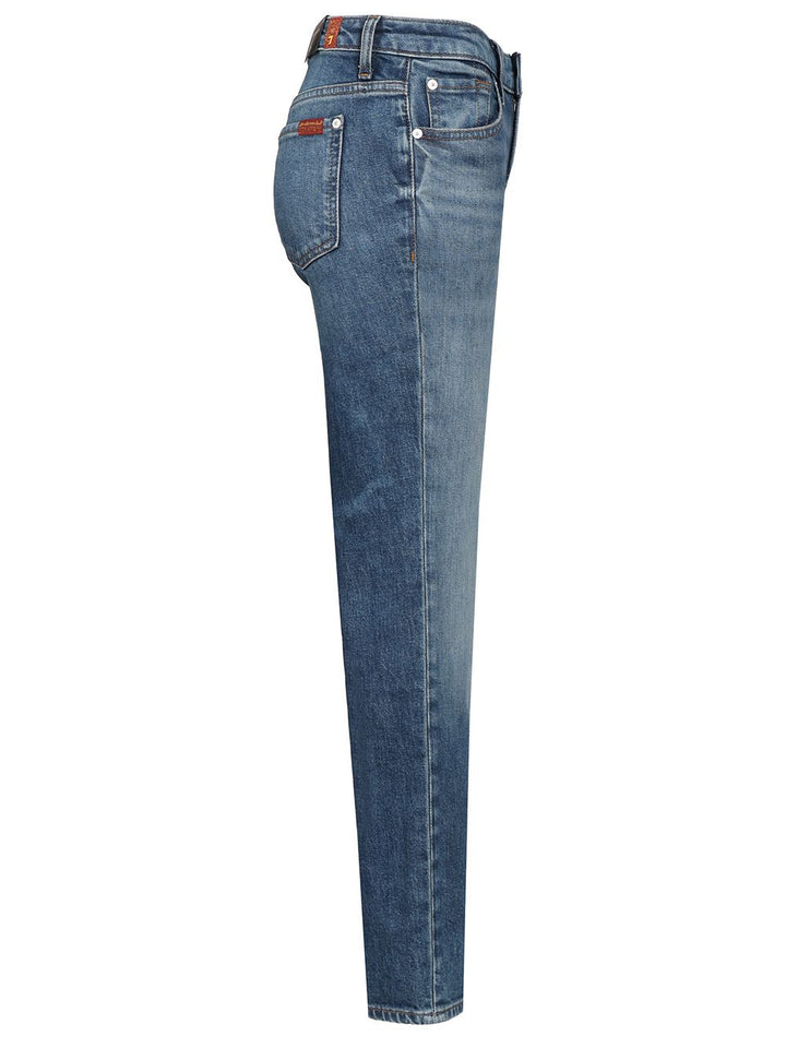 7 For All Mankind Low Cigarette Jeans - Blue | 75e5124c9881b6e2b7320dcf6eaf6fea24cc3676