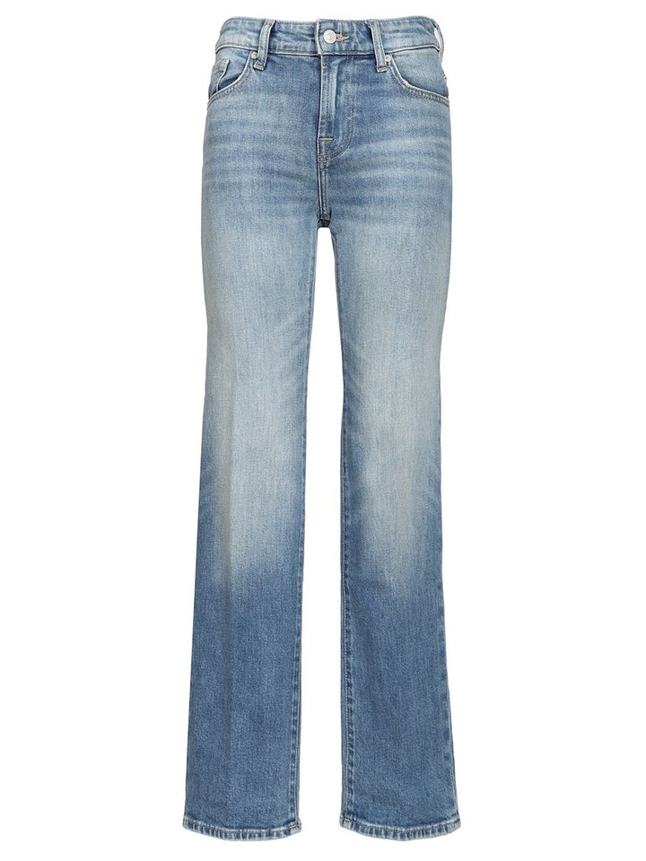 7 For All Mankind Calie Straight Jeans - Blue | 74a456f02457e7566daeb02a0c0e068cb4cb71ab