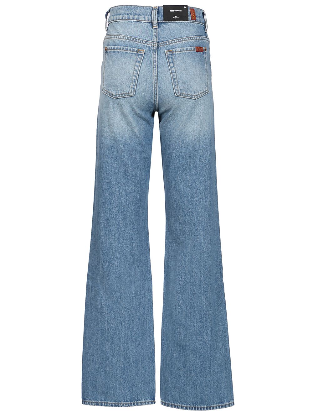 7 For All Mankind Tess Trouser Jeans - Blue | f5026b831dce498e9935695823c61734e1a0e18c