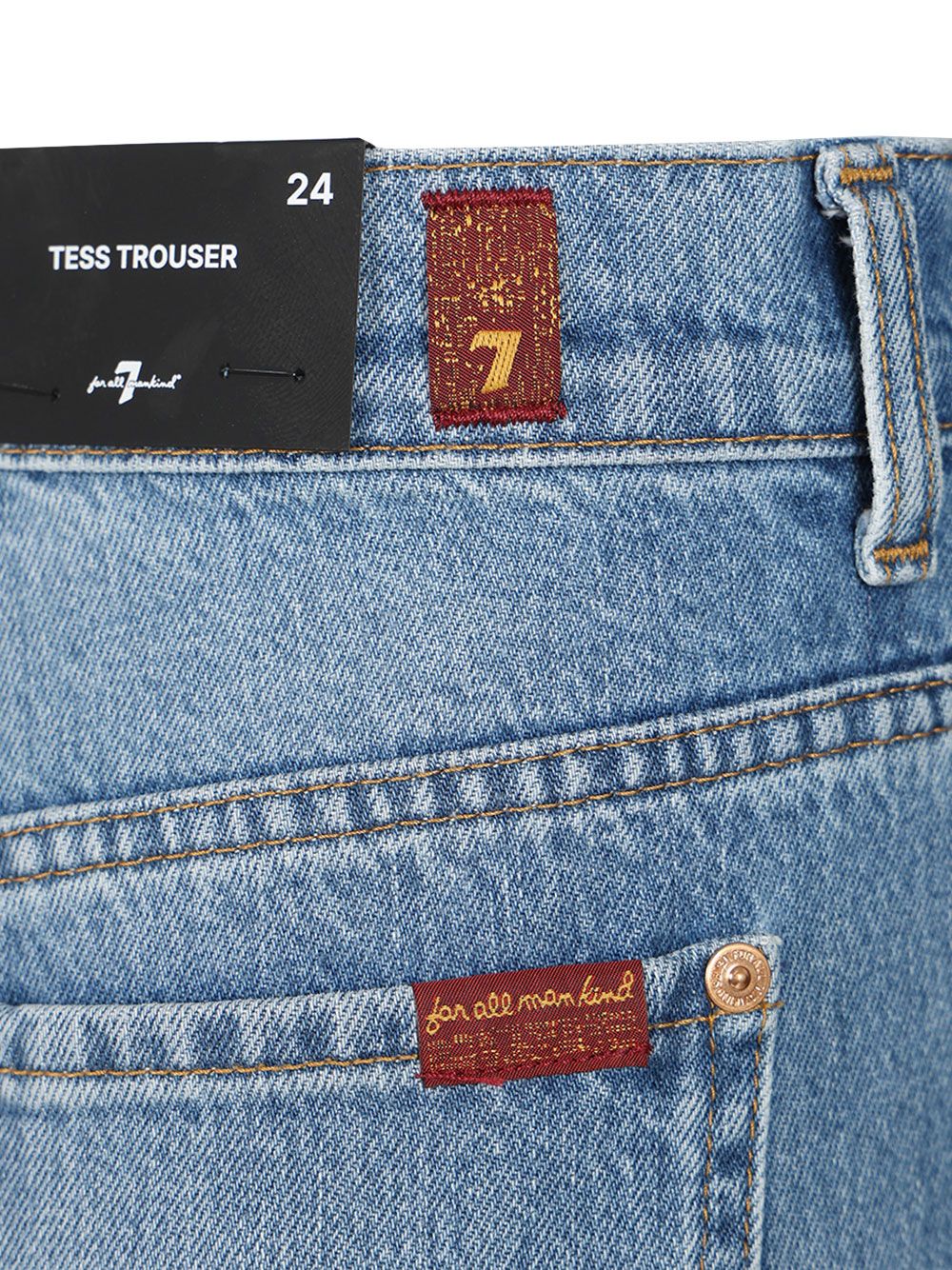 7 For All Mankind Tess Trouser Jeans - Blue | 5581622b91fb236abc21601d1f59f57568173784