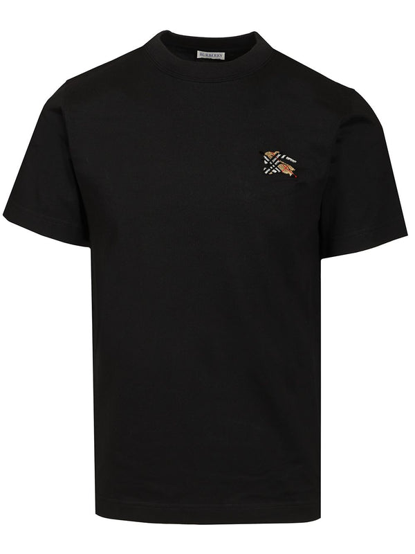 Knight Cotton T-Shirt Black