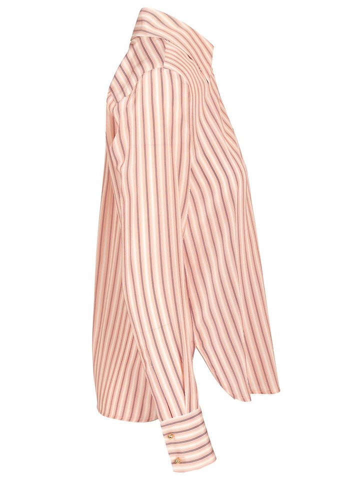 Max Mara Studio Printed Silk Shirt Shirts - Rose | bdb86f50b5d817d68f933d62533e3422208f4ed0