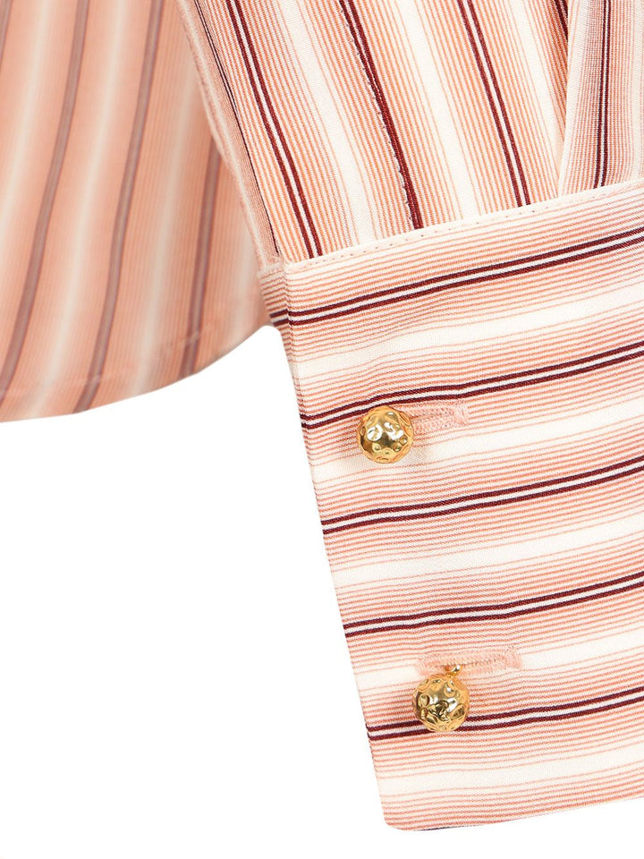 Max Mara Studio Printed Silk Shirt Shirts - Rose | baa085094d7c6aefde0f3e6bcfb06dbffb8321ff