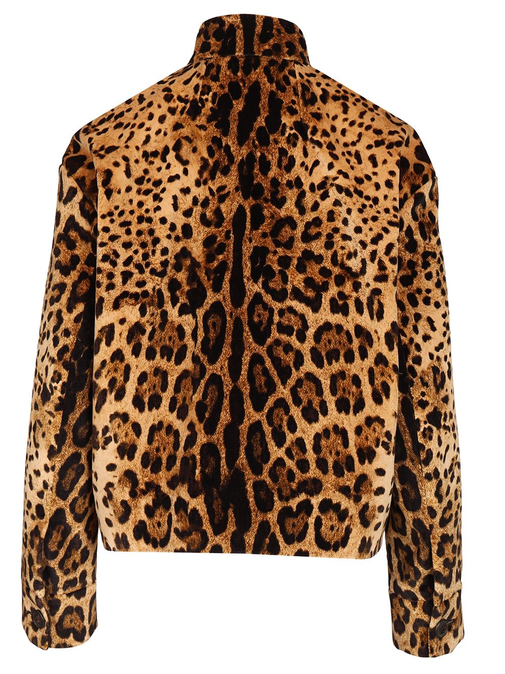 Max Mara Studio Edro Cropped Jacket Velvet Animalier Jackets - Animalier | d89ffbb3c2ff7d25a6aa5a657d32bf8a3cda9645