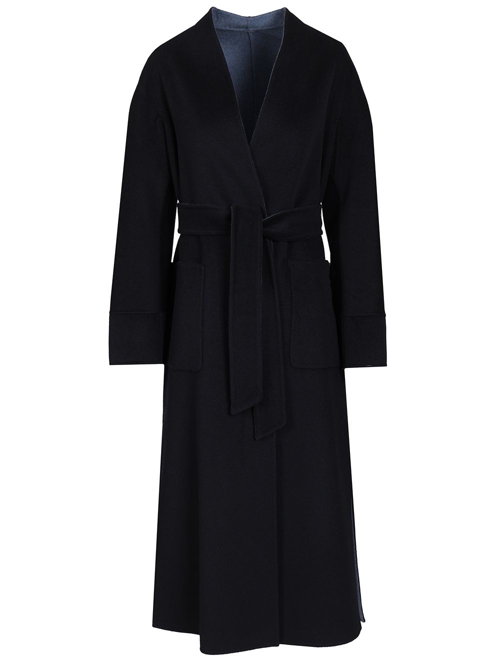Max Mara Studio Reversible Dressing Gown Coat Coats - Blue | 55039c890c8ca955da9fafe7a2f534447cc32027