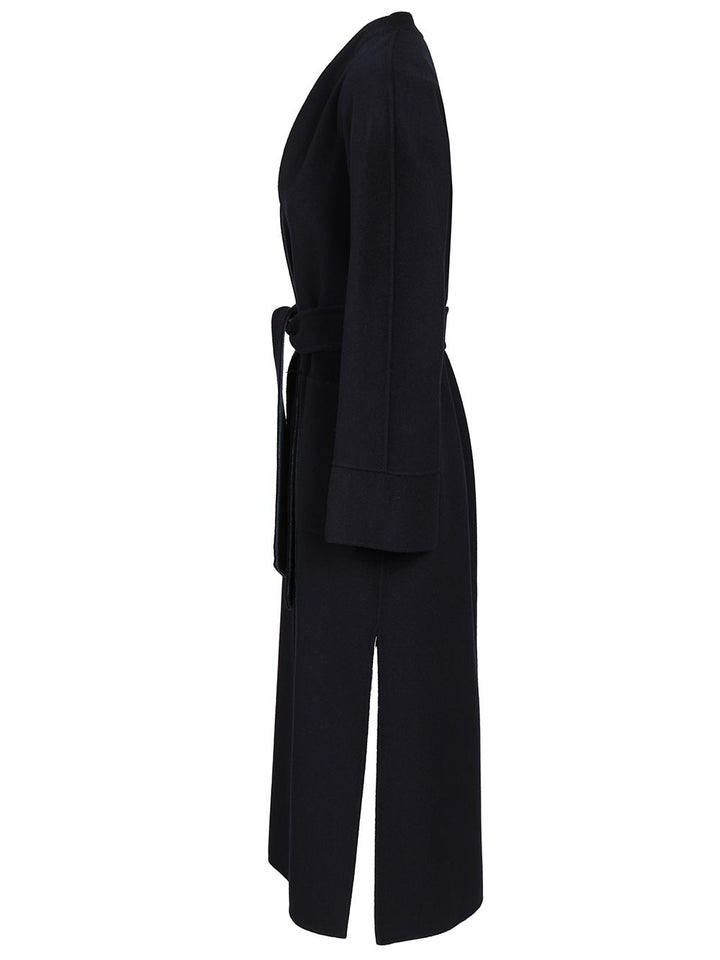 Max Mara Studio Reversible Dressing Gown Coat Coats - Blue | 4746031ef6f918c28e2bed56cf1e0c331f870c05