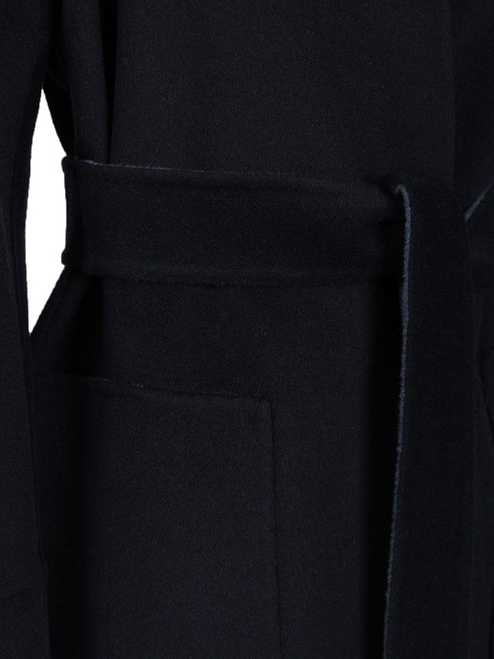 Max Mara Studio Reversible Dressing Gown Coat Coats - Blue | 56d0e3a9c57914a1498164e24b90b99407a7ee57