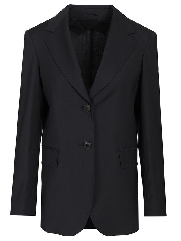 Single-Breasted Jacket Jackets Blue