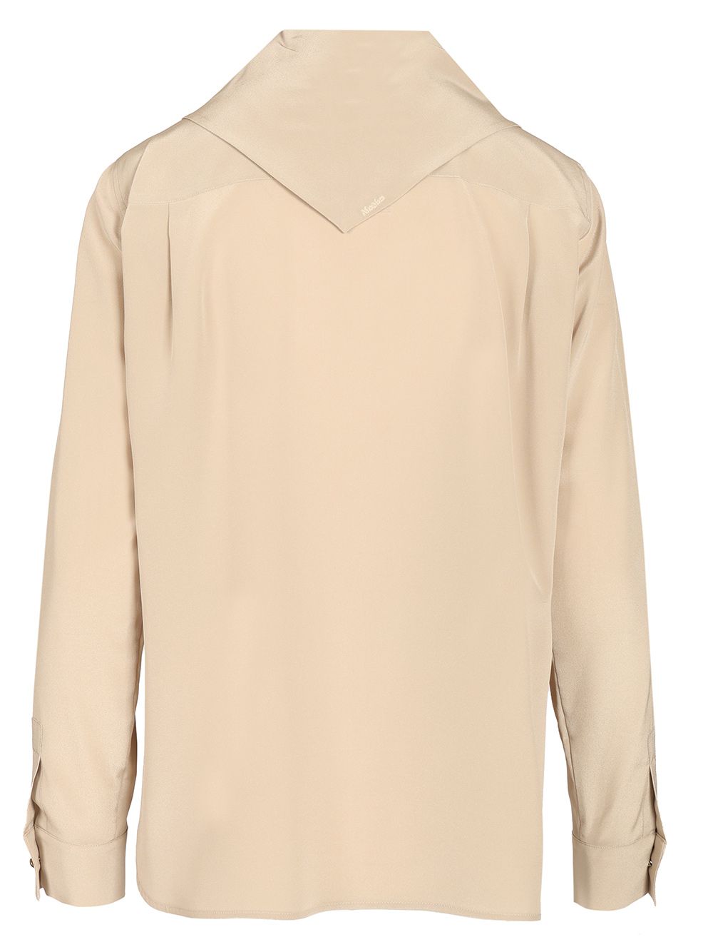 Max Mara Shirt With Scarf Shirts - Beige | ddce640fb75f485cf60a573ecea62795cc1a9e08