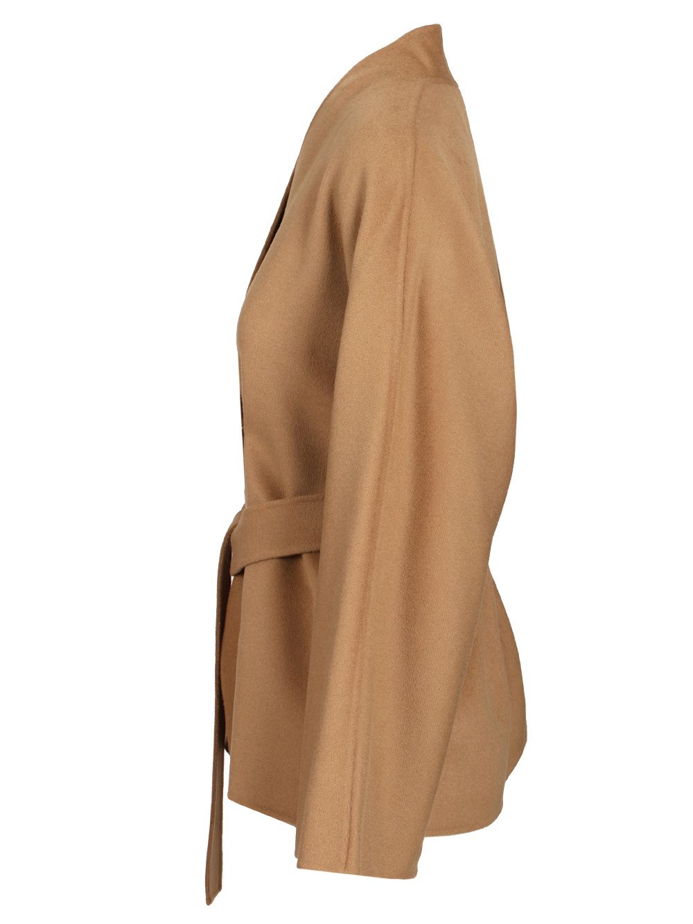 Max Mara Studio Cardigan Coat Coats - Beige | 54b08c1c1cd67e542cf24b52a3e3b97545a3f091