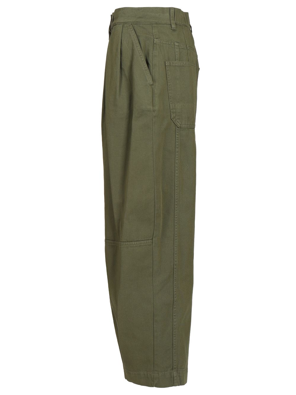 Weekend Max Mara Wide Leg Trousers - Green | 822a7f893bb88a9e765280b64c4f700cb48eb615