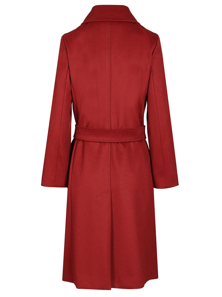 Max Mara Studio Dressing Gown Coat Coats - Red | 838e2021aee95fb2a788de864122c0221e6340a7