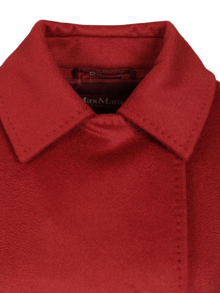 Max Mara Studio Dressing Gown Coat Coats - Red | c785b99da8f3b541ad70e30d958778984a30d9f5