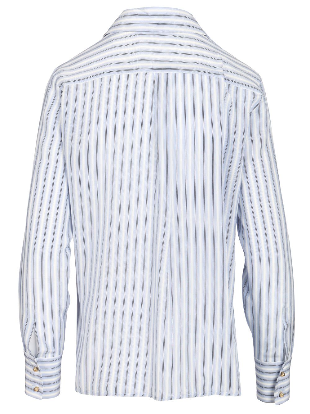Max Mara Studio Printed Silk Shirt Shirts - Light blue | 7440b1a4f8b276d6952d4d6e59222c59b0d28cf4