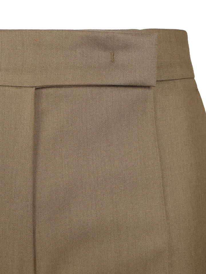 Max Mara Straight Trousers - Beige | a8d491990c87b83a5290939b97ad2d26e1e39eb0