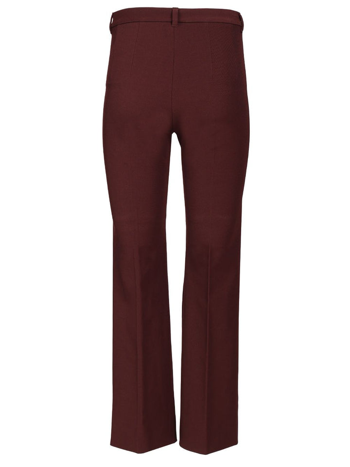 'S Max Mara  Trousers - Bordeaux | 3b7d838baab8fe2c2cae616fcf9c629172db05ef