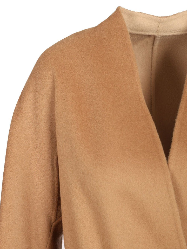 Max Mara Studio Reversible Dressing Gown Coat Coats - Beige | 42c76d09e0039afbfea9ab485e5abd8c35aa2c51