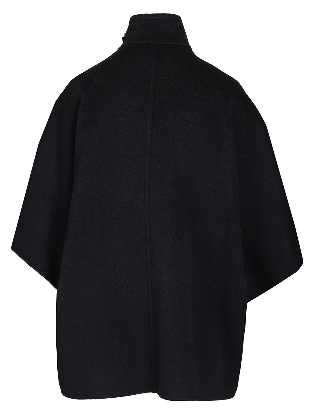 Max Mara Oversized Cape In Cashmere Drap Jackets - Blue | d77e69aa1a883408d1d0b2f6199fee45b9de739c
