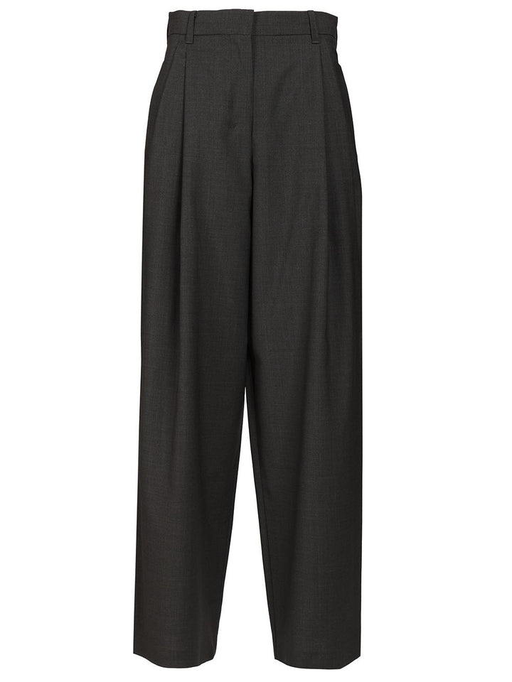 ' S Max Mara Palazzo Trousers - Grey | b22a875769e2c6ca860e5c2a20134a41fea8e0ea