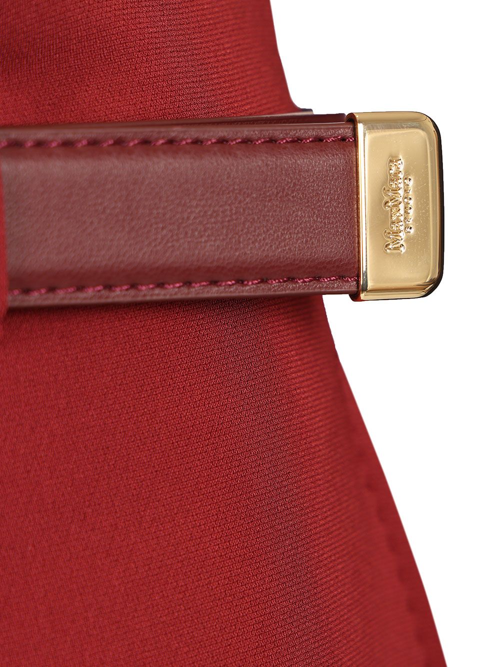 Max Mara Studio Wide Trousers - Bordeaux | 9c4d1a4048143ea66c894b6a68a4d9ee932d298b