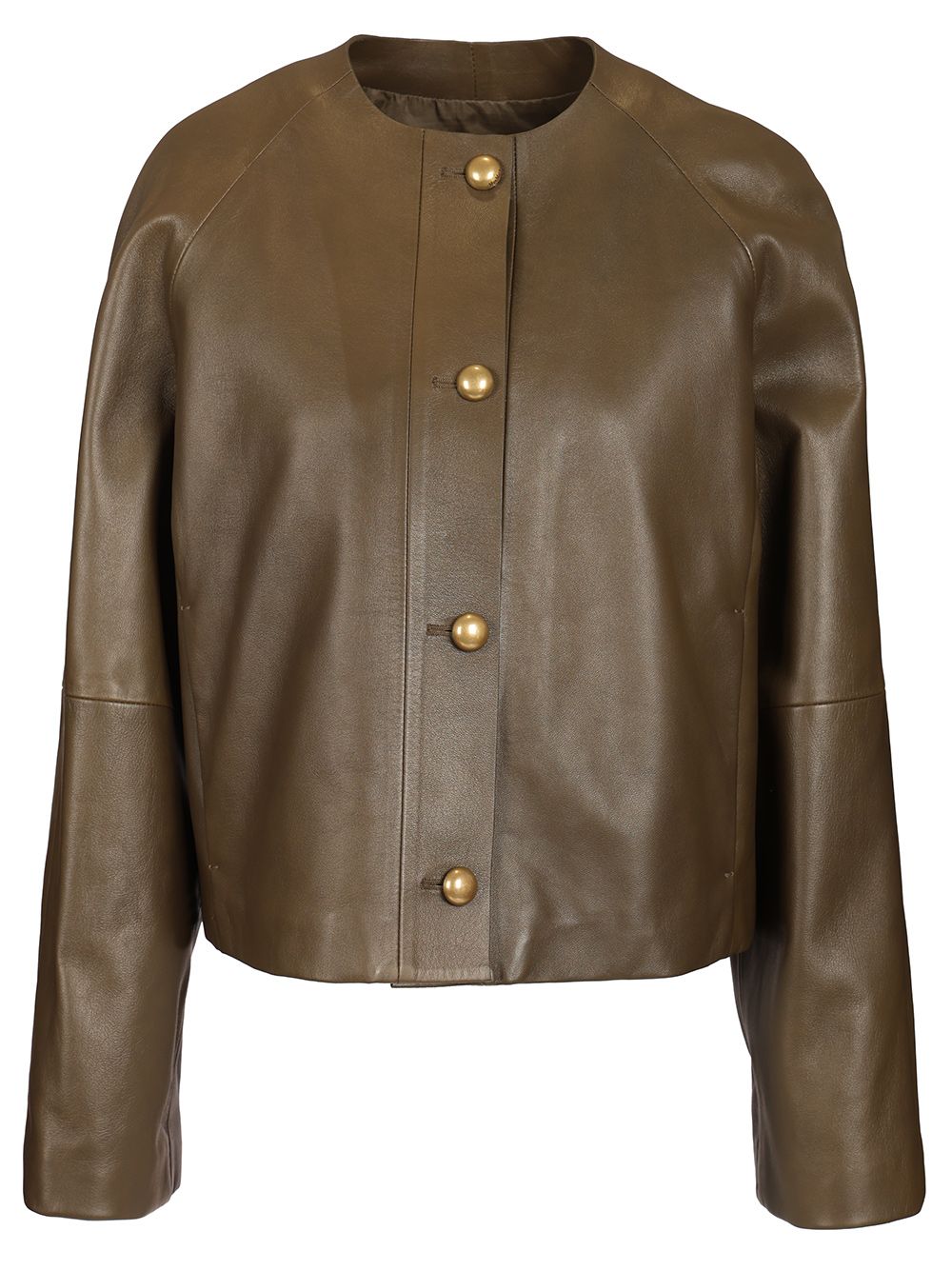Max Mara Crew Neck Jacket Jackets - Green | a8fe15a93473fc38cbc3c4fc67b64279444aaeec