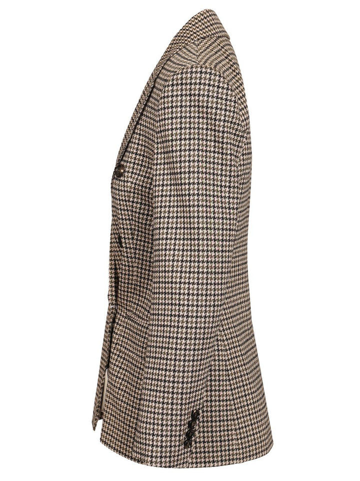Max Mara Double-Breasted Blazer Jackets - Multicolor | a82656f558d466064a19f9aed2bcb849dfdb9dff