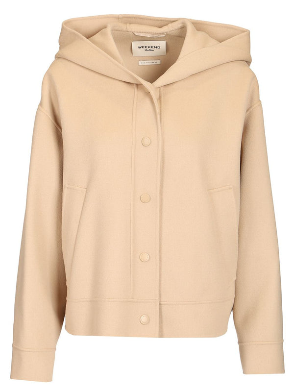 Hooded Jacket Jackets Beige