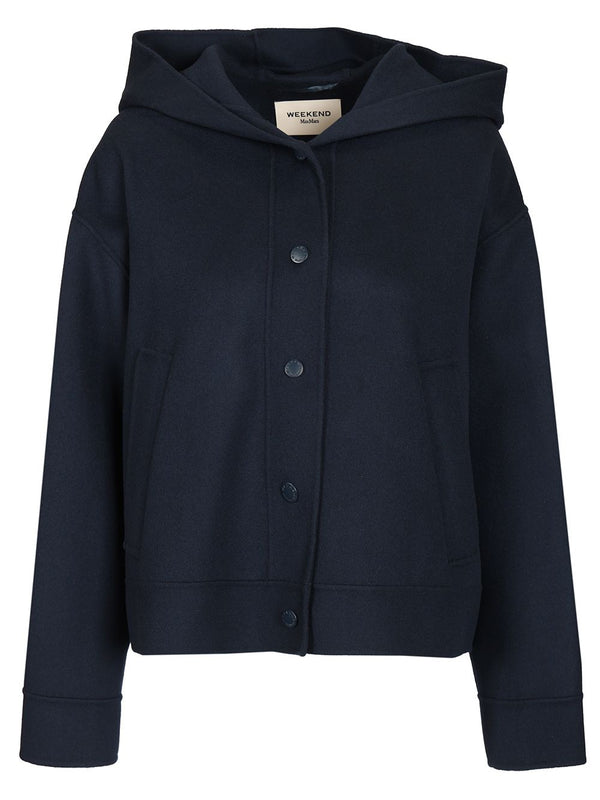 Hooded Jacket Jackets Blue