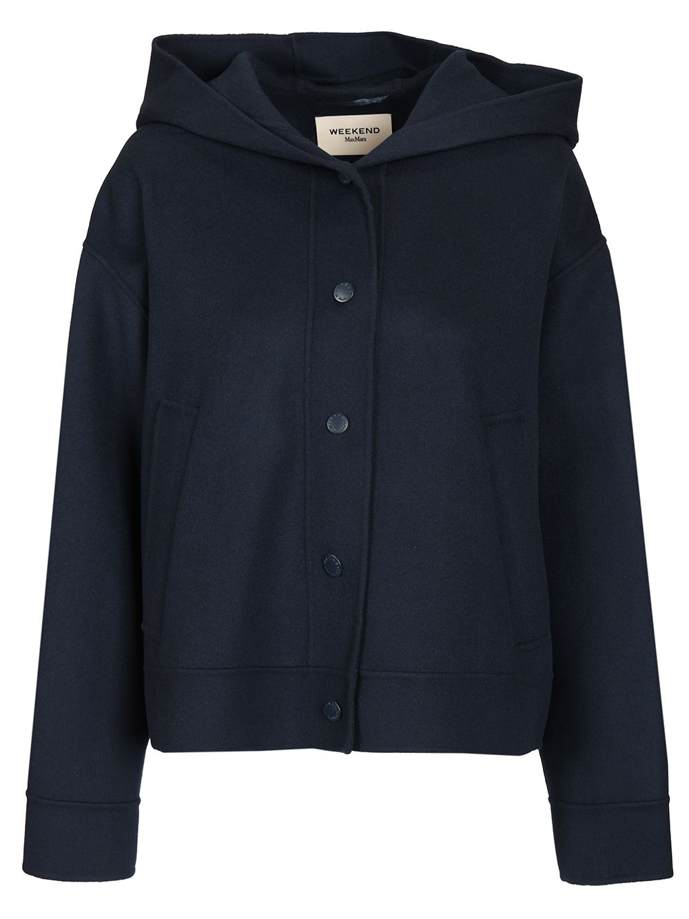 Weekend Max Mara Hooded Jacket Jackets - Blue | 824b23f7dc9a87f2eb02066413ff6d539429f554