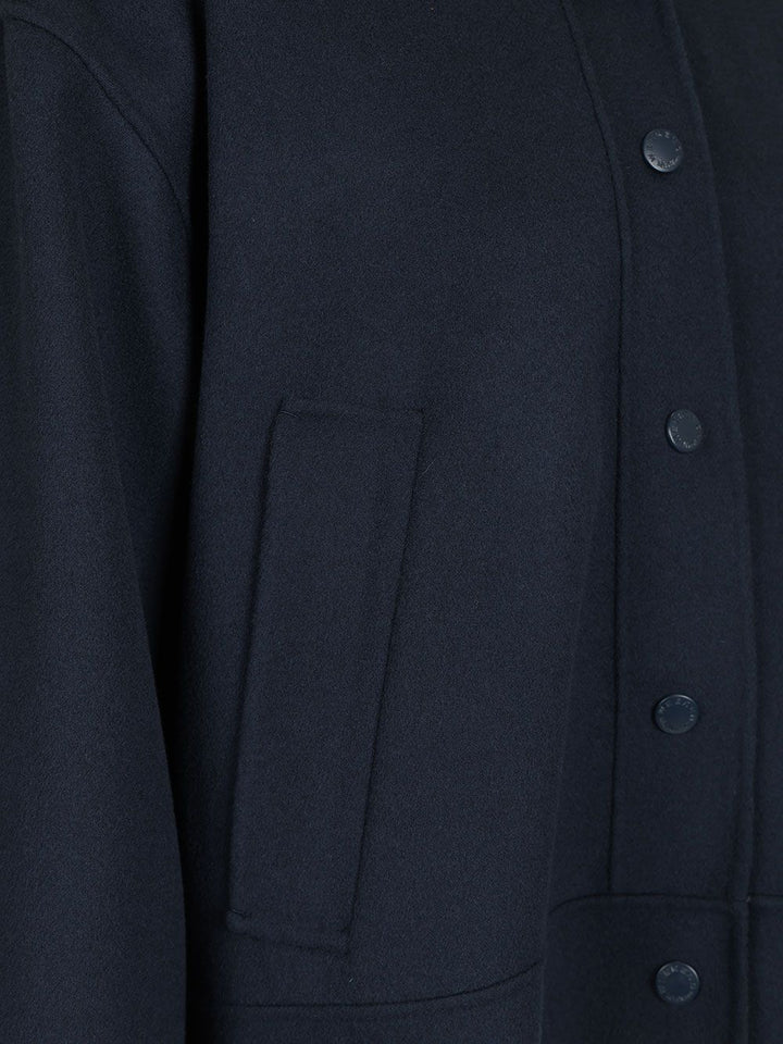 Weekend Max Mara Hooded Jacket Jackets - Blue | 6c524efe2bfcc4aa2566da758f01bf7bcf3a70ca
