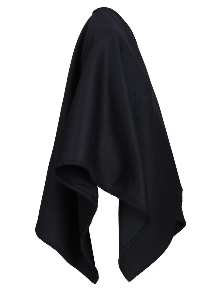 Max Mara Double Wool Drap Cape Jackets - Blue | 74f0aa5384a38cf8c670fe7eac2aa873a1b9f546