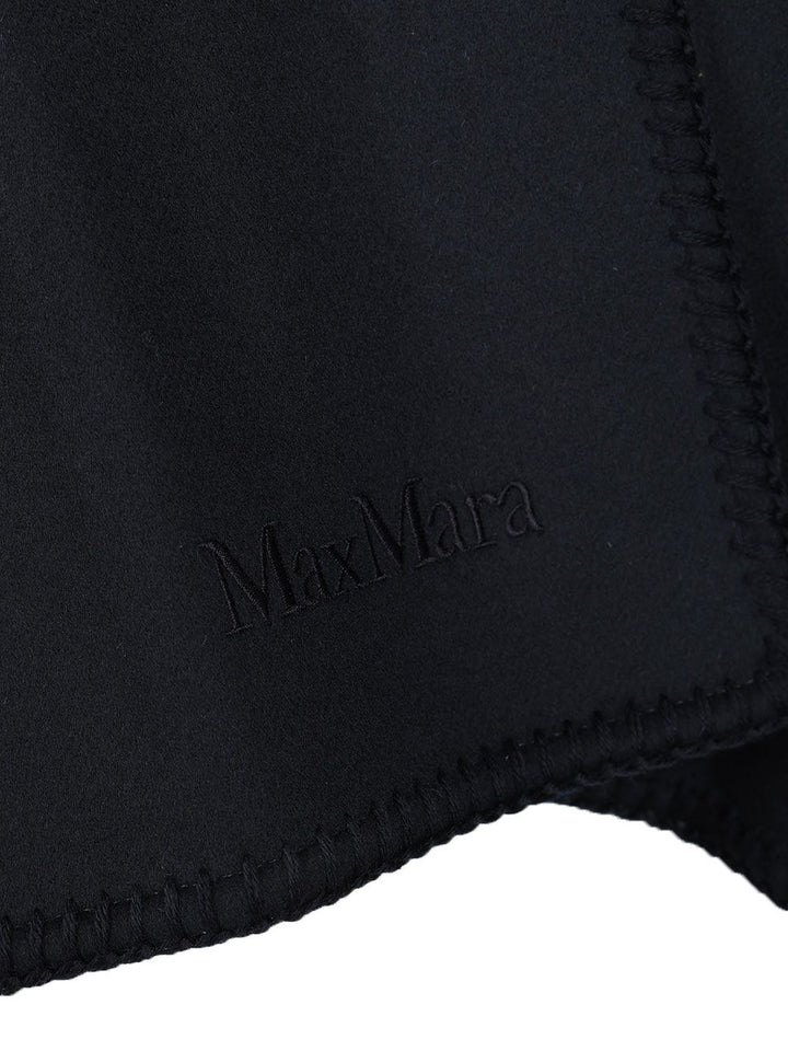 Max Mara Double Wool Drap Cape Jackets - Blue | 51cd0d67bee20942b3b5d8be70e757ba94794f5d