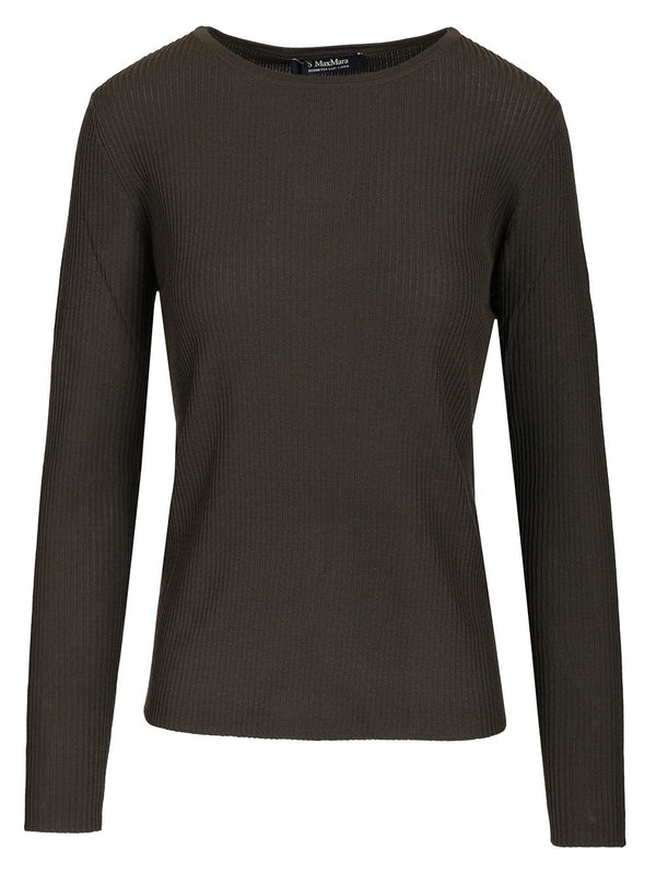 Long-Sleeved Sweater Knitwear Green