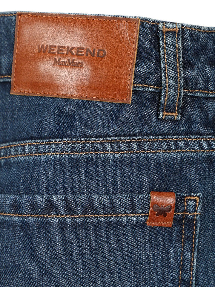 Weekend Max Mara Barrel-Leg Jeans - Blue | f17506337c51f1173bc8570f8584c193dabe5dc1